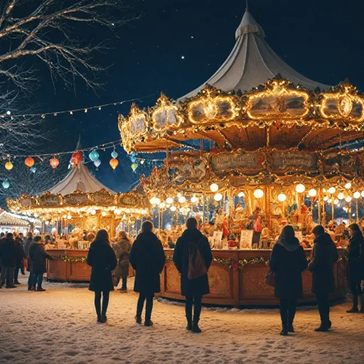 Créer une animation captivante pour un marché de Noël