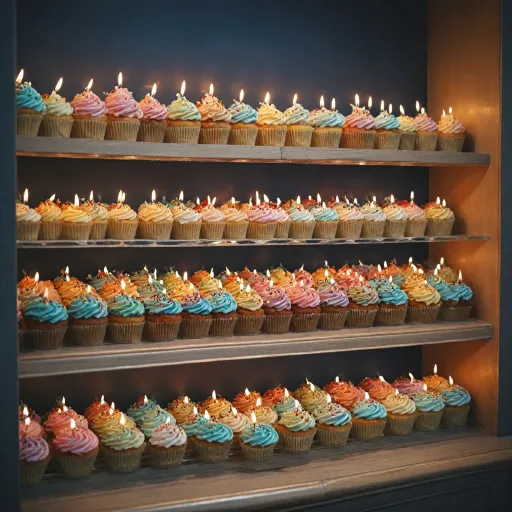 Comment la bougie cupcake séduit les clients en boutique