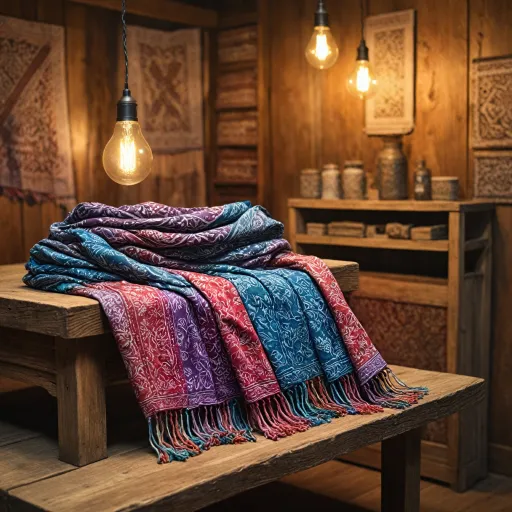 Le charme artisanal du foulard block print dans le commerce de détail